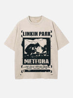 Linkin Park Print Round Neck T-shirt