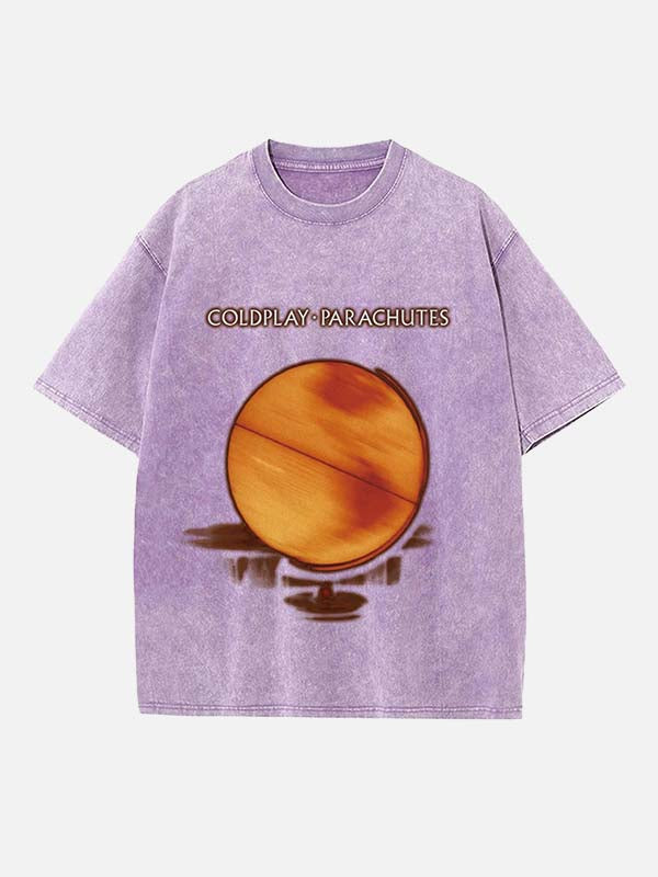 Coldplay Print Round Neck T-shirt