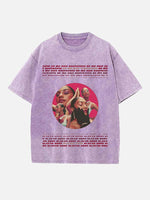 Olivia Dean Print Round Neck T-shirt