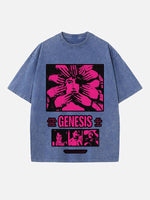 Raye Print Round Neck T-shirt