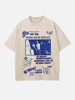 The Goo Goo Dolls Print Round Neck T-shirt