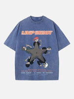 Limp Bizkit Print Round Neck T-shirt