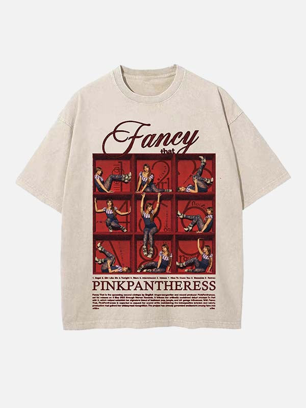 PinkPantheress Print Round Neck T-shirt