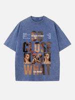 Tate McRae Print Round Neck T-shirt