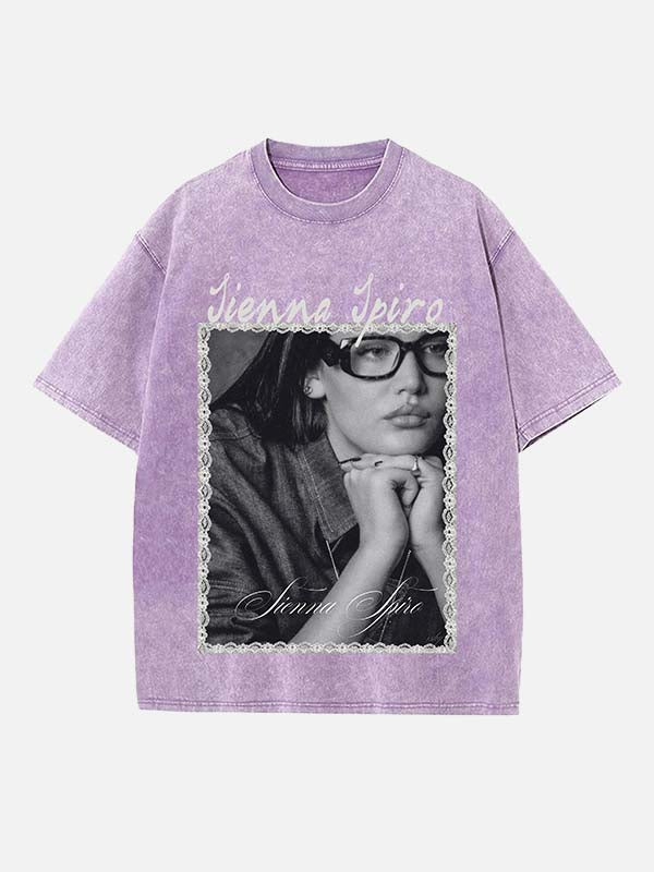 Sienna Spiro Print Round Neck T-shirt