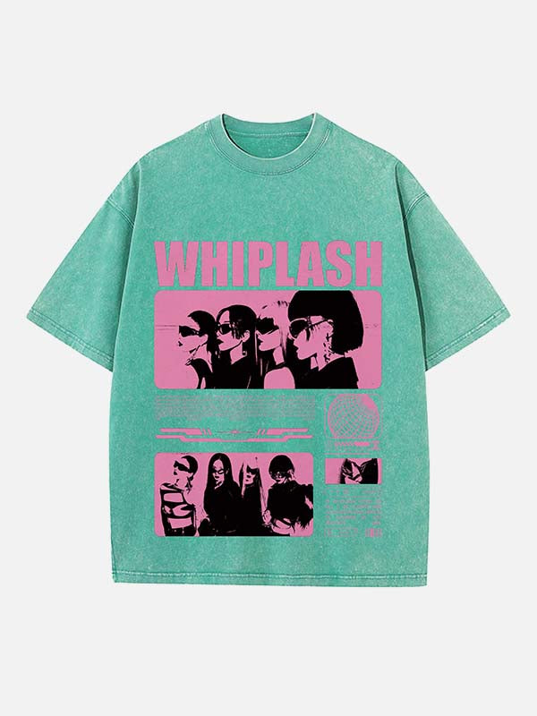 Aespa Print Round Neck T-shirt