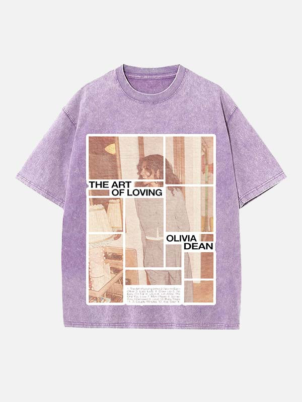 Olivia Dean Print Round Neck T-shirt