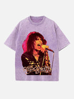 Aerosmith Print Round Neck T-shirt
