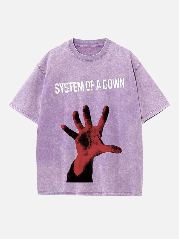 System of a Down Print Round Neck T-shirt