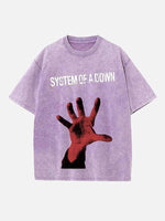 System of a Down Print Round Neck T-shirt