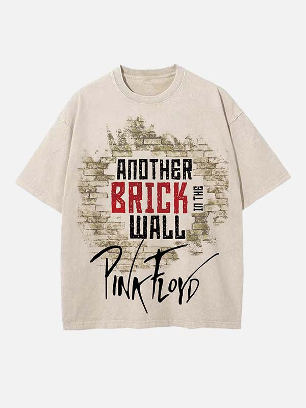Pink Floyd Print Round Neck T-shirt