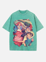 HUNTR/X Print Round Neck T-shirt