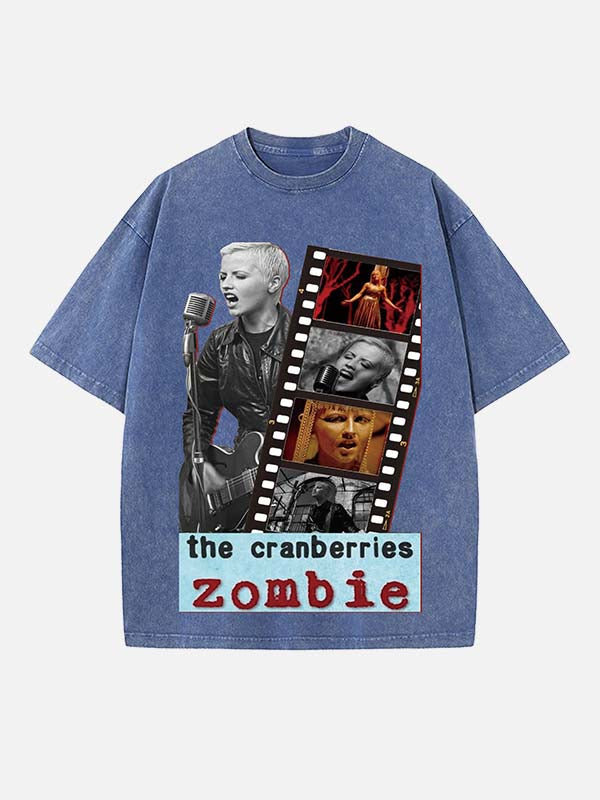 The Cranberries Print Round Neck T-shirt