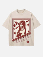 PinkPantheress Print Round Neck T-shirt