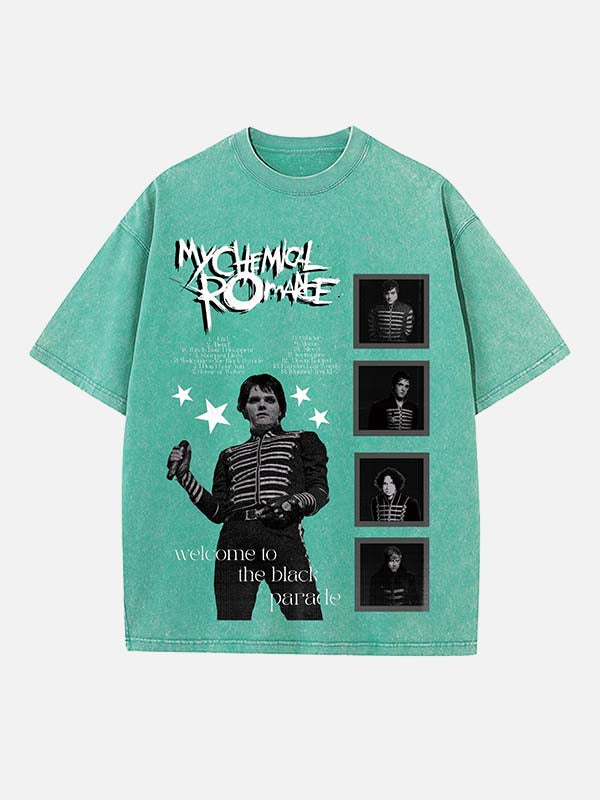 My Chemical Romance Print Round Neck T-shirt