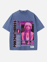 PinkPantheress Print Round Neck T-shirt