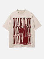 Taylor Swift Print Round Neck T-shirt