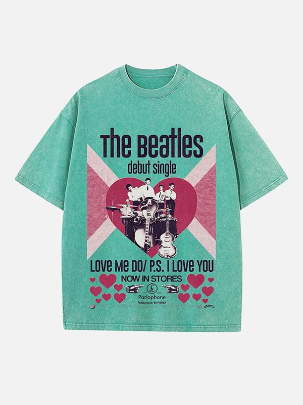 The Beatles Print Round Neck T-shirt