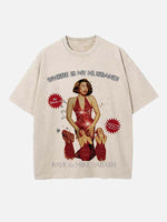 Raye Print Round Neck T-shirt