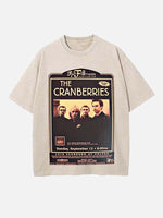 The Cranberries Print Round Neck T-shirt