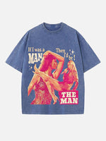 Taylor Swift Print Round Neck T-shirt