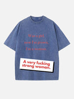 Raye Print Round Neck T-shirt