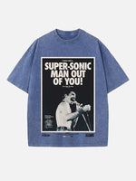 Queen Print Round Neck T-shirt