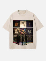 Coldplay Print Round Neck T-shirt