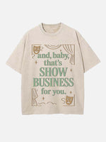 Taylor Swift Print Round Neck T-shirt