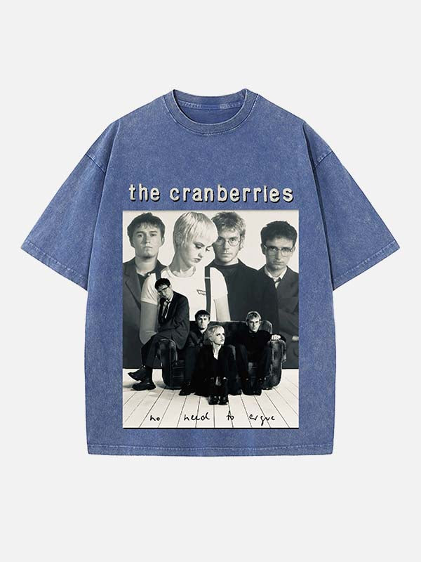 The Cranberries Print Round Neck T-shirt