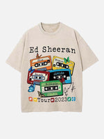 Ed Sheeran Print Round Neck T-shirt