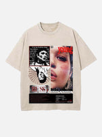 Lola Young Print Round Neck T-shirt