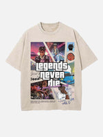 Juice WRLD Print Round Neck T-shirt