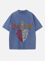 Bon Jovi Print Round Neck T-shirt