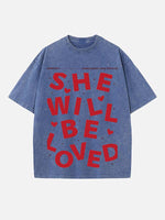 Maroon 5 Print Round Neck T-shirt