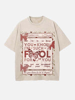 The Cranberries Print Round Neck T-shirt