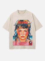 Lola Young Print Round Neck T-shirt