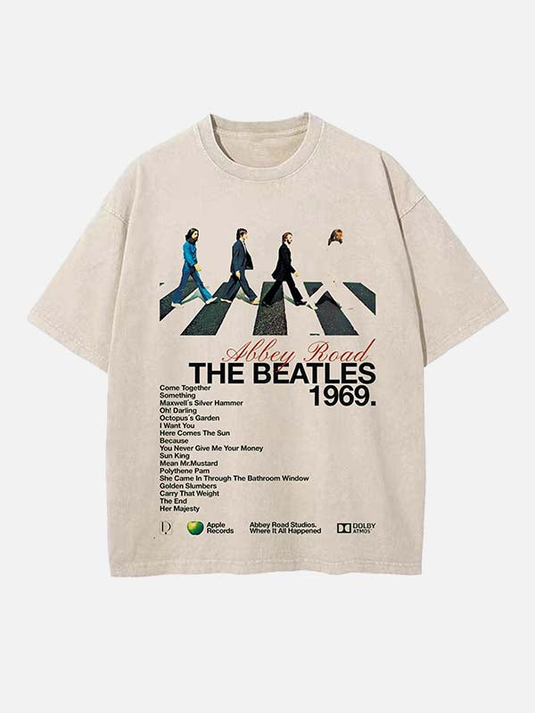 The Beatles Print Round Neck T-shirt