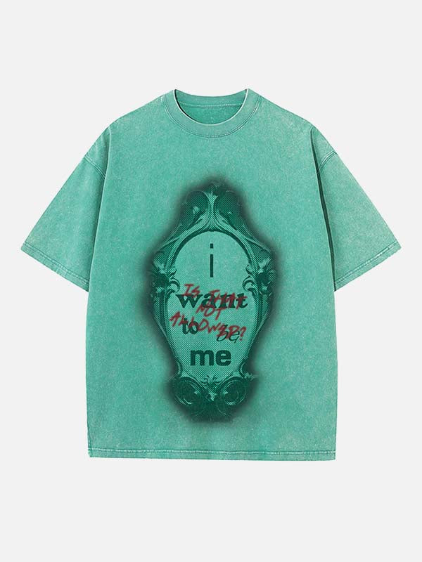 Lola Young Print Round Neck T-shirt