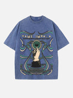 Tame Impala Print Round Neck T-shirt