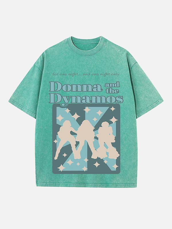 ABBA Print Round Neck T-shirt