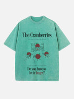 The Cranberries Print Round Neck T-shirt