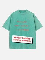 Raye Print Round Neck T-shirt