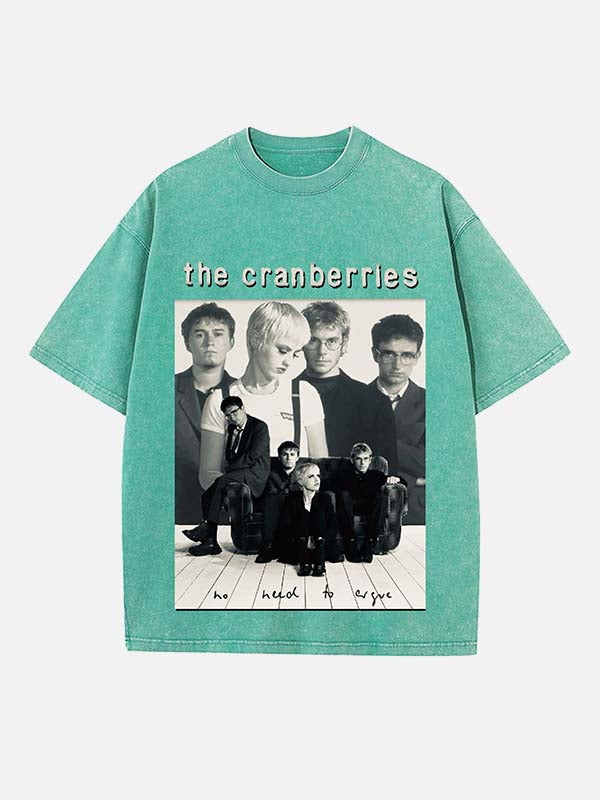 The Cranberries Print Round Neck T-shirt