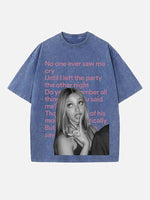 PinkPantheress Print Round Neck T-shirt