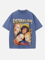 System of a Down Print Round Neck T-shirt