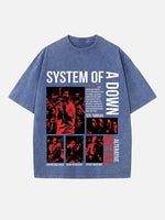 System of a Down Print Round Neck T-shirt