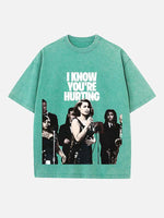 Raye Print Round Neck T-shirt