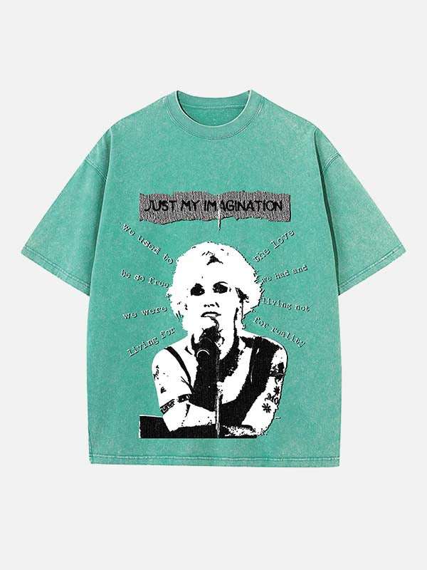 The Cranberries Print Round Neck T-shirt