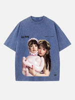 Lola Young Print Round Neck T-shirt